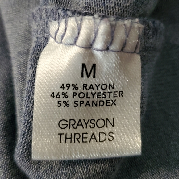 Blue Long Sleeved Graphic Tee - Picture 3 of 7